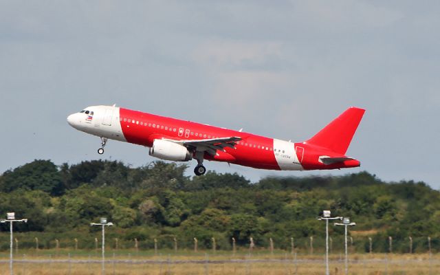 Airbus A320 (RP-C8994) - air asia a320-233 rp-c8994 dep shannon for kemble 24/7/18.