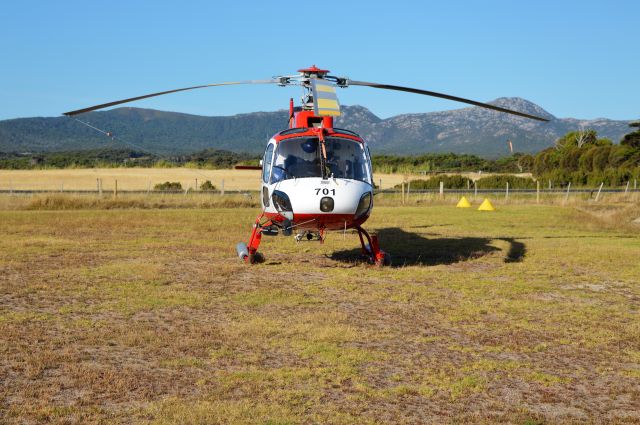 Eurocopter AS-350 AStar (VH-HRD) - Helicopter resources squirrel at Flinders Island, Mar 2019