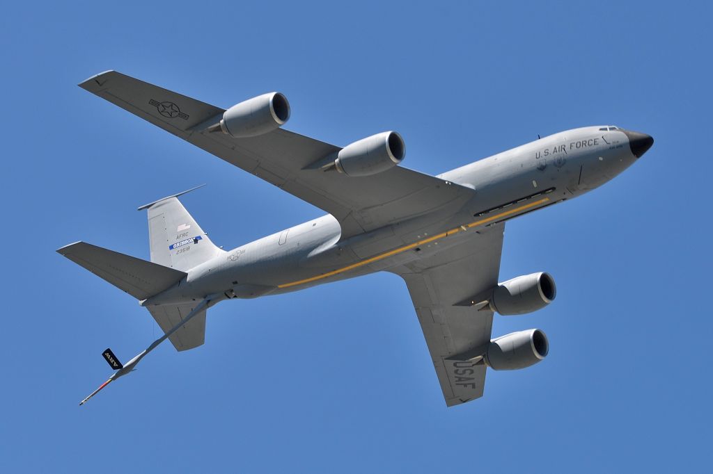 62-3518 — - Grissom Air Reserve Base 62 year old tanker performing at Purdue Aviation Open House on 04-13-24.