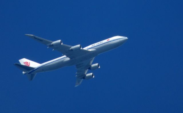 Boeing 747-400 (B-2481) - Shown here is a China Airways Boeing 747 a number of minutes until landing in the Spring of 2017.