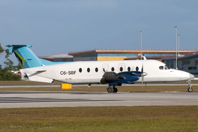 Saab 340 (C6-SBF) - Taxiing for takeoff at Nassau