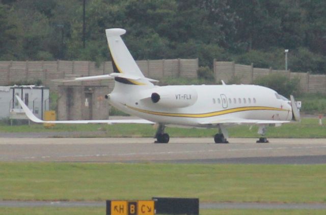 Dassault Falcon 2000 (VT-FLX) - Parked on the ramp on 22-Aug-24 two days after arriving from VAAH via LTCG.