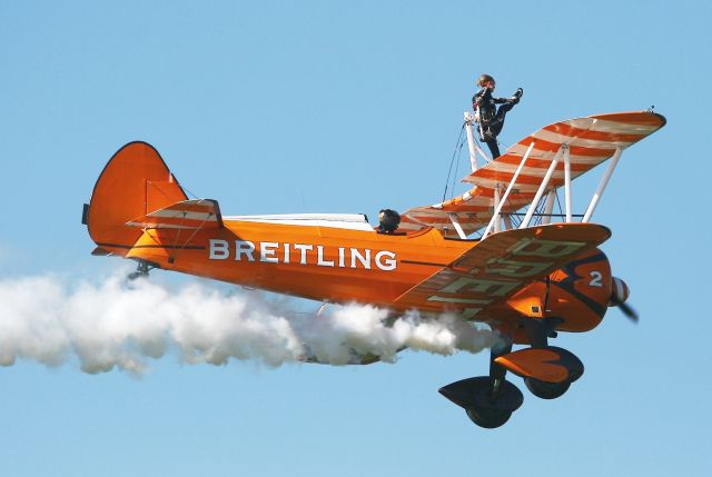 N74189 — - Breitling (AeroSuperBatics)  Boeing Stearman , La Ferté Alais Airfield (LFFQ) Air Show (Le Temps Des Hélices) in may 2012