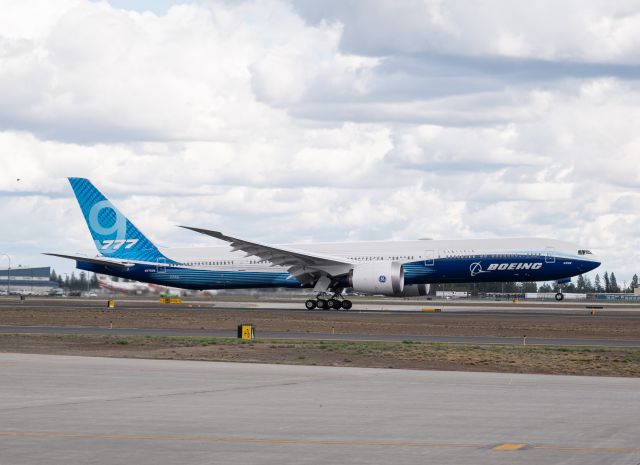 BOEING 777-9 (N779XW) - TEST FLIGHT BFI-GEG