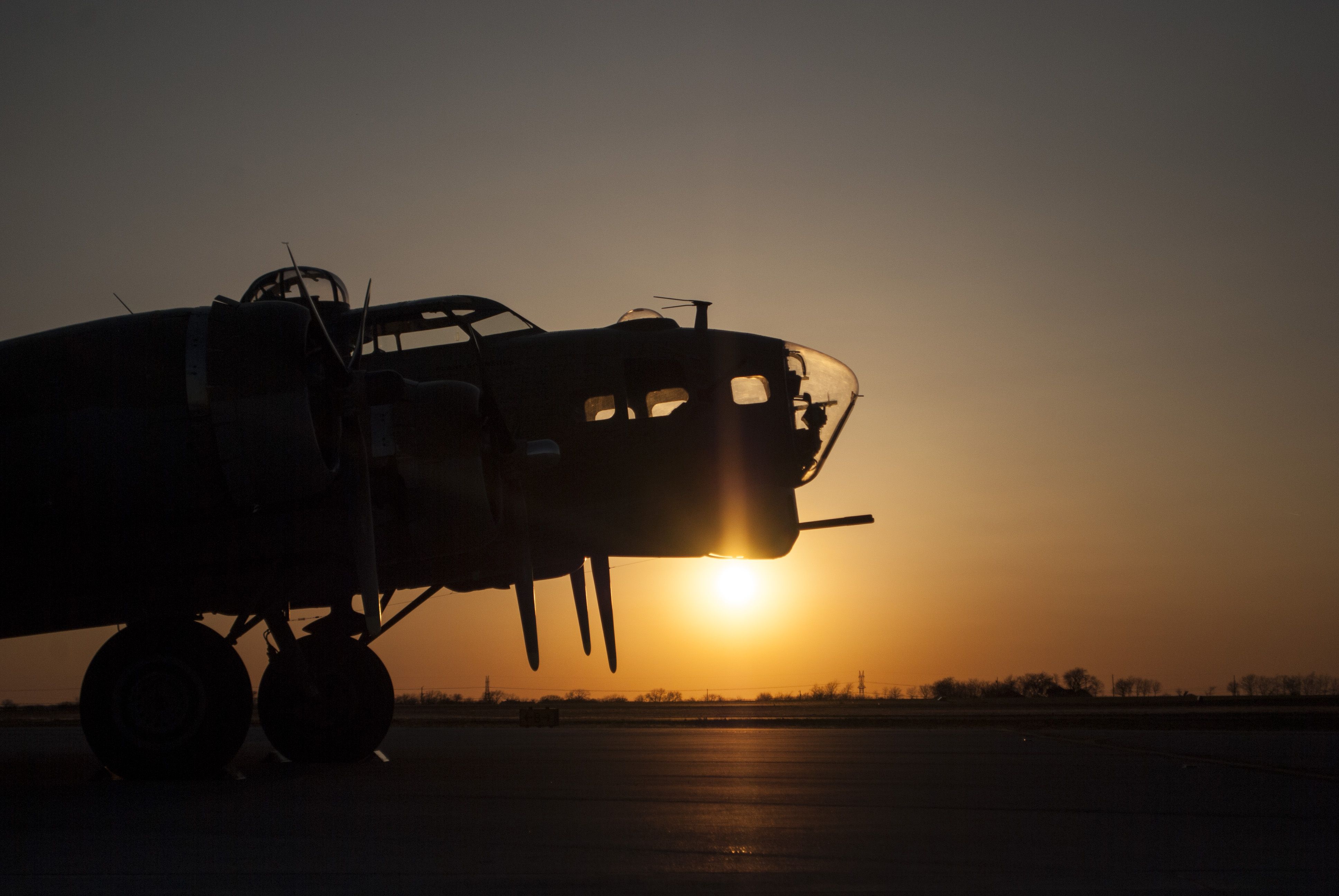 Boeing B-17 Flying Fortress (N93012) - Collin's Foundation B-17G on the ramp in Texas