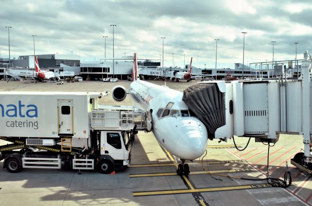 Boeing 717-200 (VH-NXO) - Qantaslink 717-231 (DC-9) VH-NXO (msn 55096) at Melbourne Tullamarine Airport, Victoria, Australia on 30 June 2021.