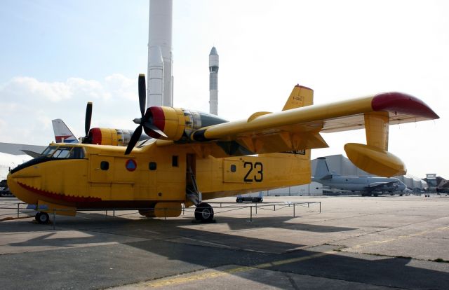 F-ZBAY — - Canadair CL-215, registered F-ZBAY, Museum of Aviation and Space Le Bourget (LFPB)