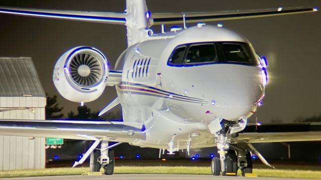 Cessna Citation Latitude (N534QS) - One of NetJets newest fleet members sitting outside the terminal at KVPZ after arriving from KMKE as EJA635. br /br /This aircraft is a 2022 Cessna 680A Citation Latitude, SN 680A-0315, owned/operated by NetJets. 11/23/22. 