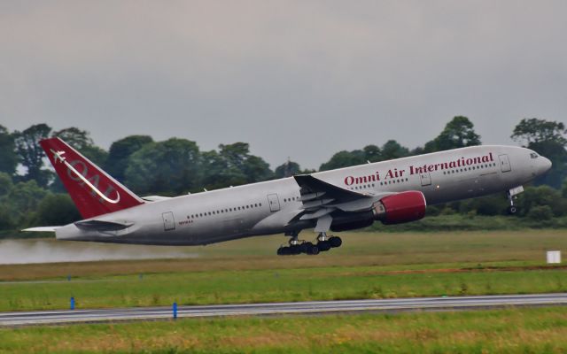 N918AX — - omni b777-200er n918ax dep shannon 26/6/14.