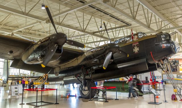 Avro 683 Lancaster (C-GVRA) - One of only two airworthy Lancasters is hangared at Hamilton, Ontario. Here she entertains the curious at Airforce Day 2018, a tribute to Canadas Airforce. A 1 hour flight will set you back $3500 but it would be well worth it!