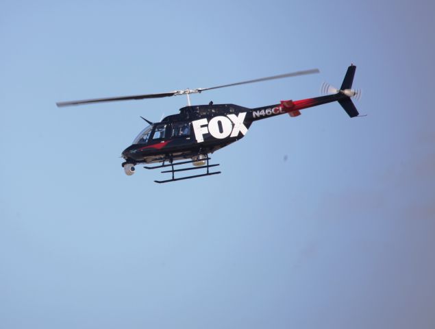 Bell JetRanger (N46CL) - Fox News helicopter returning to KPDK after taking some video for the afternoon news