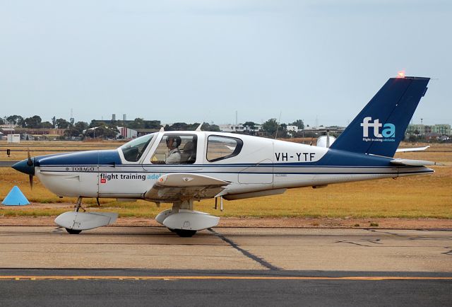 Socata Tobago (VH-YTF) - FLIGHT TRAINING ADELAIDE - SOCATA TB-10 TOBAGO - REG VH-YTF (CN 1406) - PARAFIELD ADELAIDE SA. AUSTRALIA - YPPF (31/3/2015)