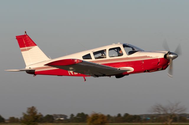 Piper Cherokee Arrow (N2995R) - One of my best friends Erik, who is now a flight student at BGSU, caught me departing runway 18 in my 1969 Arrow