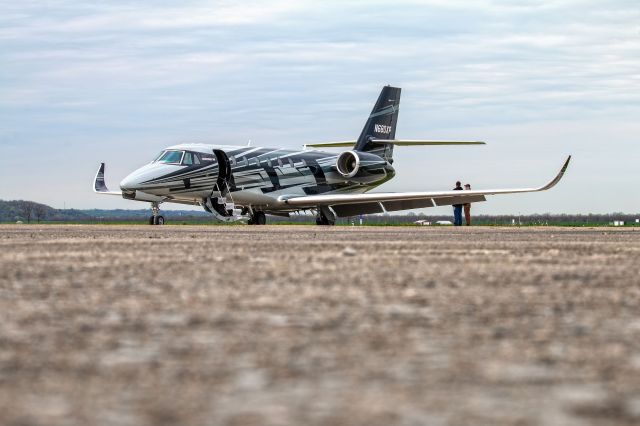 Cessna Citation Sovereign (N680XP) - Sitting at Perryville ready for take-off