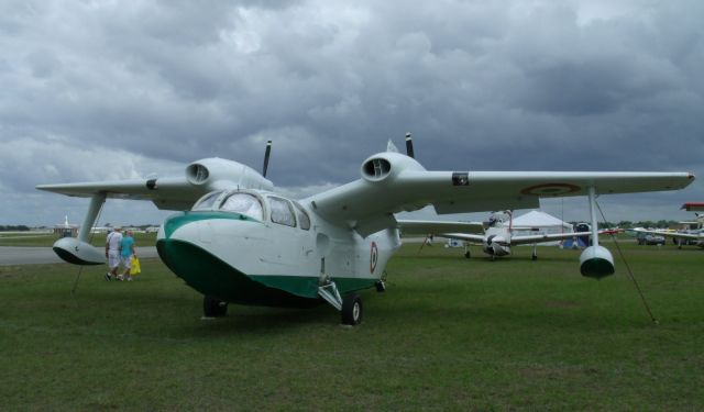 TRECKER Gull (N40022) - Piaggio P136 gull-winged twin amphib at Sun 'n' Fun 2013