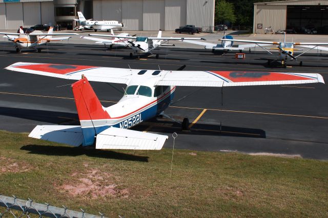 Cessna Skyhawk (N9522L) - It is obvious that this is a former Civil Air Patrol aircraft, now used by the Yellow Jacket Flying Club. Photo taken on 5/6/2021.