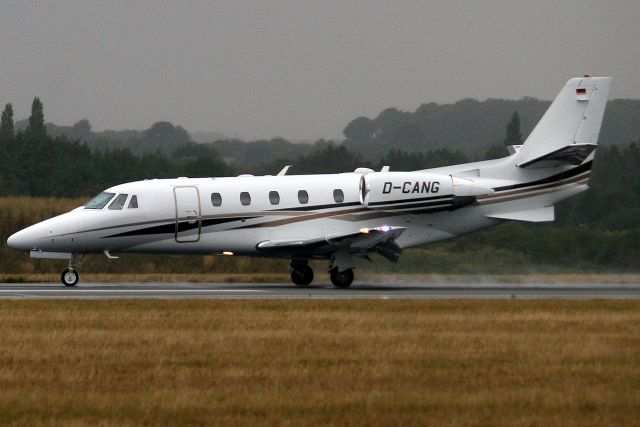 Cessna Citation Excel/XLS (D-CANG) - Air Hamburg Citation XLS+ landing on rwy 26 on 10-Aug-18 arriving from LIPO as AHO597A.