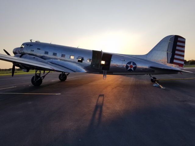 Douglas DC-3 (N47HL) - Ready to go back in the hangar after 4 days and 12 tons of Hurricane Harvey relief supplies.   9/4/2017.   