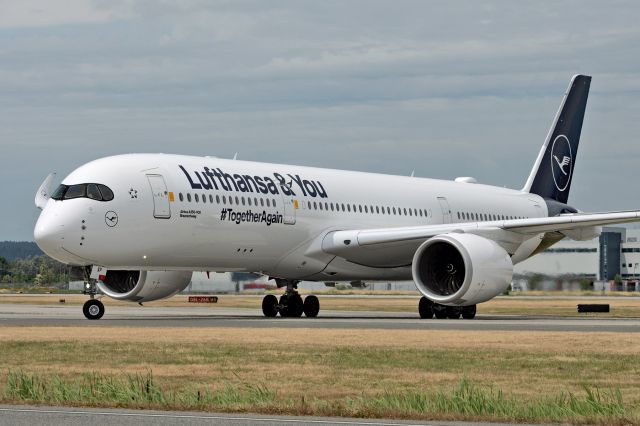 Airbus A350-900 (D-AIXP) - Celebrate resumption of service COVID-19