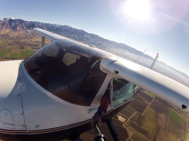 Cessna Skylane (N20733) - Departing Logan Utah for Afton Wyoming