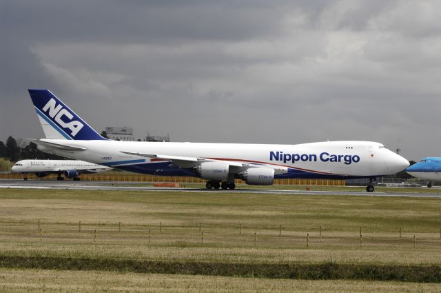 BOEING 747-8 (JA13KZ) - Departure at Narita Intl Airport Rwy16R on 2013/04/18