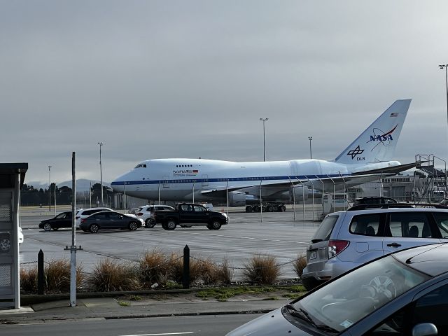 N747NZ — - NASA’s SOFIA stationed at Christchurch (NZ) International Airport for its seventh and last season for infrared astronomical studies.