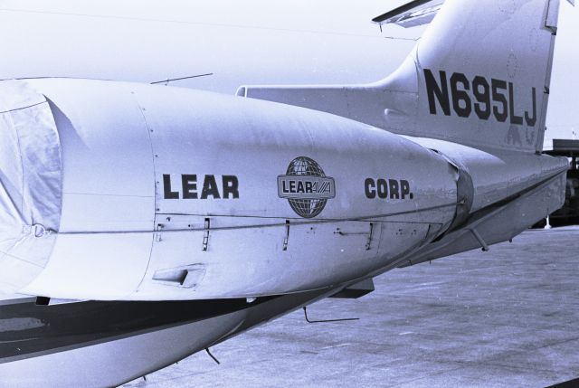 N695LJ — - Bill Lears personal Learjet 25 on a visit to Purdue University, circa 1975.