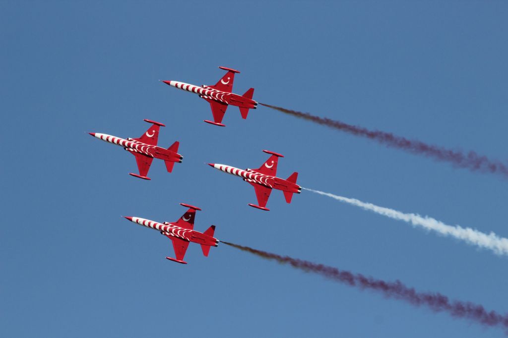 — — - 25 july 2015 The Turkish Stars aerobatic team.