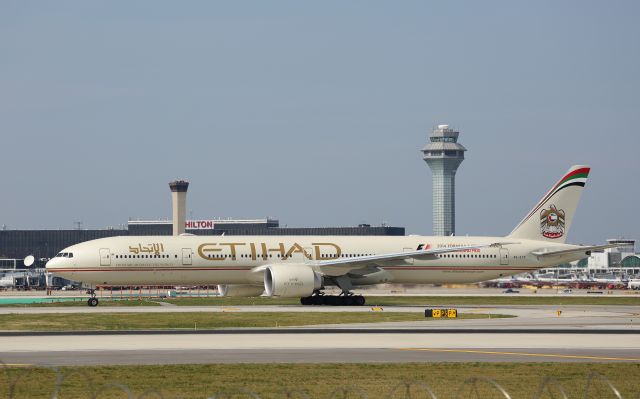 BOEING 777-300ER (A6-ETP) - ETD151 arriving from OMAA.