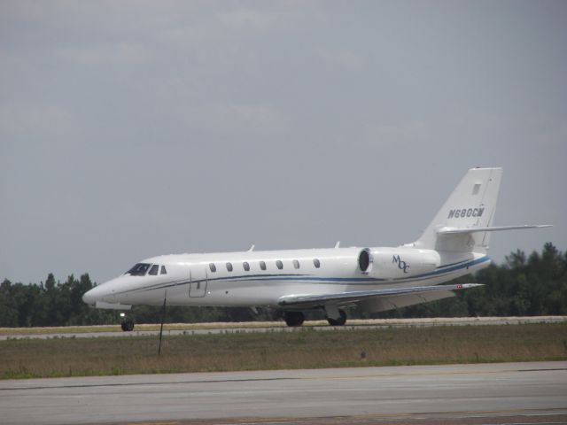 Cessna Citation Sovereign (N680CM) - Mewbourne Oil Company, Cessna Citation Sovereign C680, July 7, 2019,  Tyler, Texas, Pounds Field