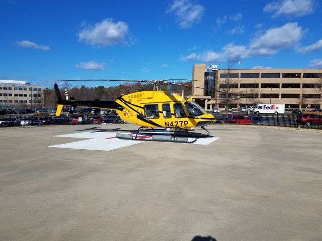 N427P — - Parked at Henrico Doctors Hospital, Henrico, Virginia, December 2019