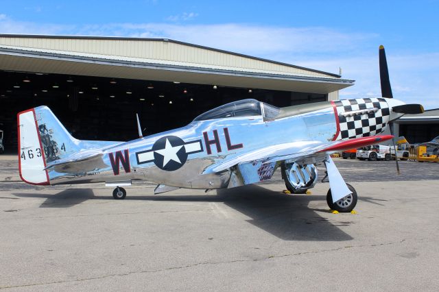 North American P-51 Mustang (NL251L) - Mustang at rest outside the Kermit Weeks Hanger Oshkosh. 