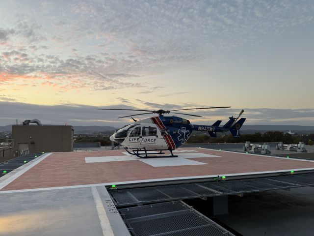 N945MT — - On the rooftop pad at Memorial Hospital in Chattanooga, TN