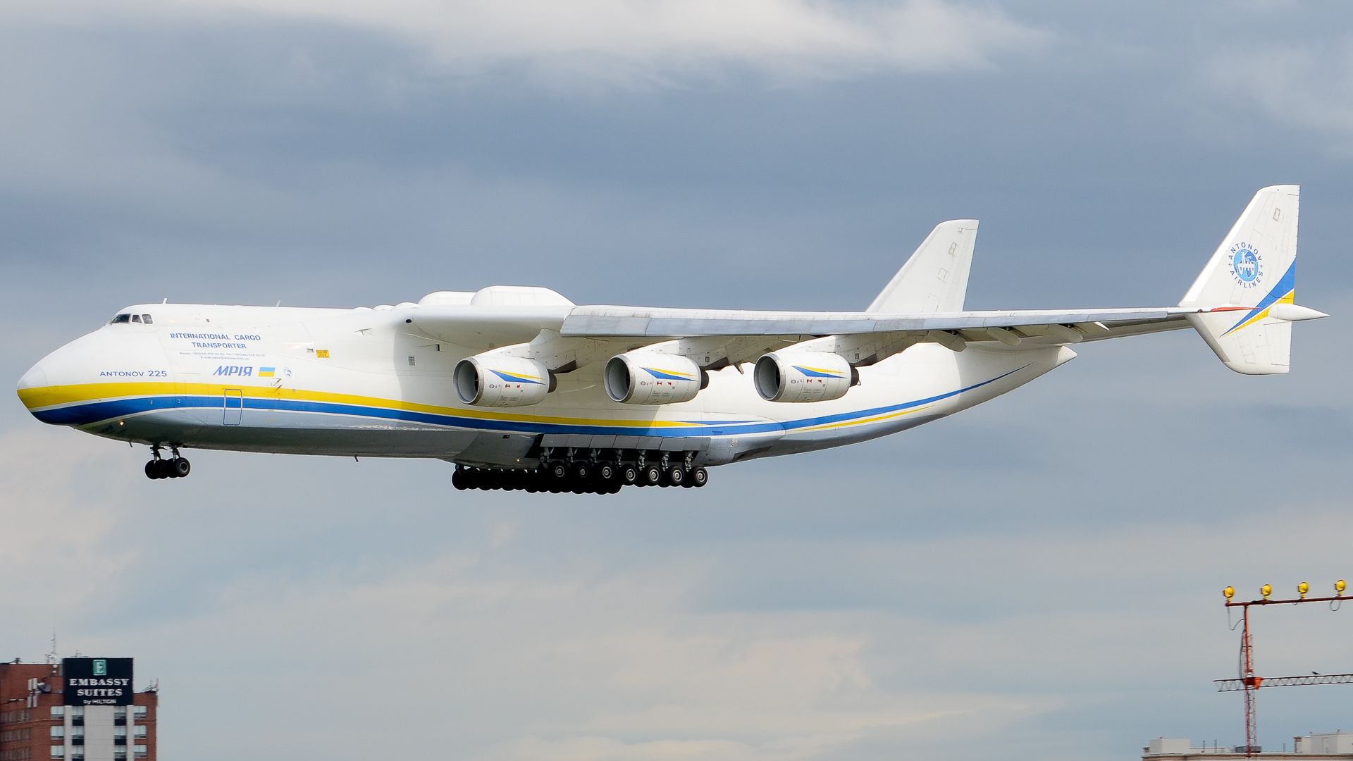 Antonov An-225 Mriya (UR-82060) - Second first of the Antonov 225 into Toronto