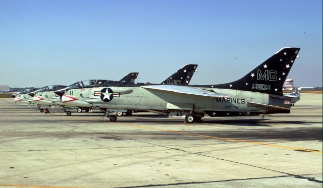 SEQUOIA Falco (14-5603) - Line up of VMF-321 Crusaders.