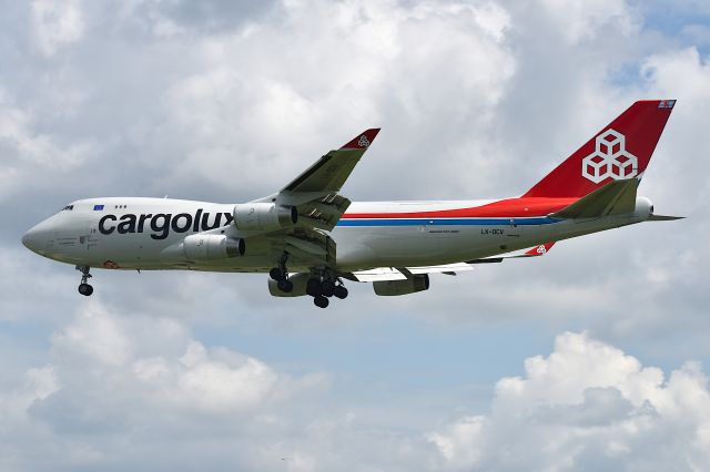 Boeing 747-400 (LX-OCV) - 08-02-24 5-R. Happy to report all landing gear still firmly attached.