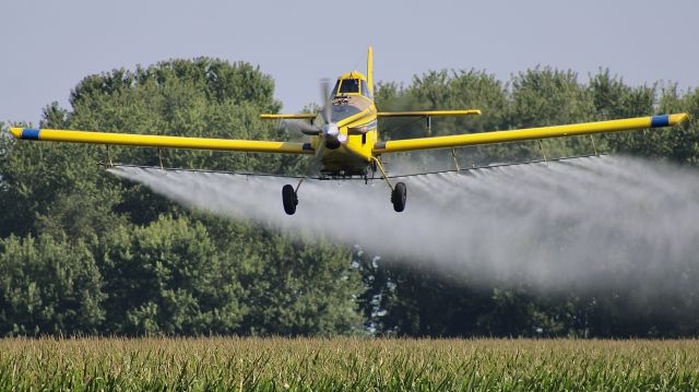 AIR TRACTOR Fire Boss (N363QS) - An 802 doing some spraying southwest of KVPZ. Thanks to the pilot for the wave!!br /br /8/8/23