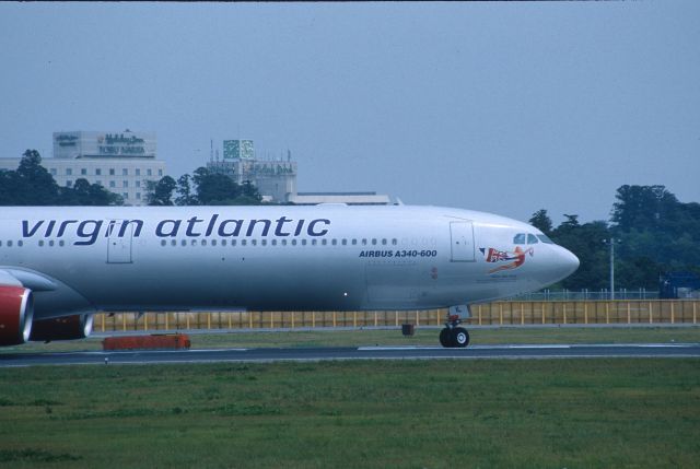 Airbus A340-600 (G-VEIL) - Departure at Narita Intl Airport Rwy16R on 2004/07/19