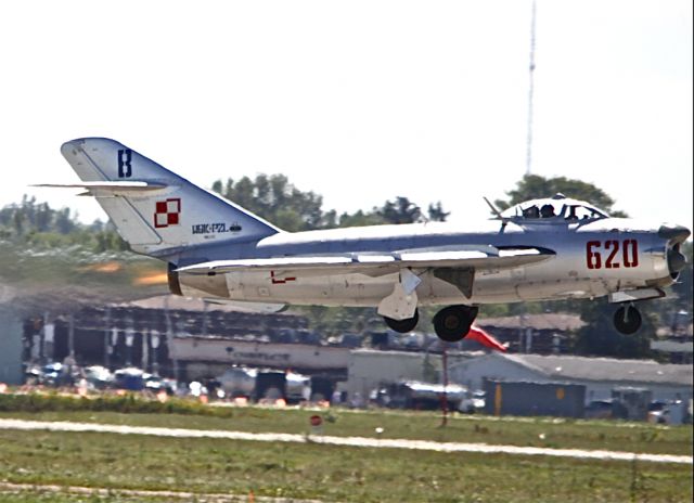 NX620PF — - RANDY BALL FLYING  A MIG 17PF, "FRESCO D" ,AT THUNDER OF NIAGARA.THIS IS ONE OF TWO IN THE USA AND THE ONLY FLYING ONE IN THE WORLD, THE OTHER IS AT NELLIS. THIS WAS THE FIRST PUBLIC SHOW FOR THIS AIRCRAFT.THE OWNER AND THE MAN WHO REBUILT IT IS JOHN BLANCHETTE AND THE AIRCRAFT IS BASED AT ELM,NY. THANKS TO RANDY BALL,WWW.FIGHTERJETS.COM, FOR THE INFORMATION.