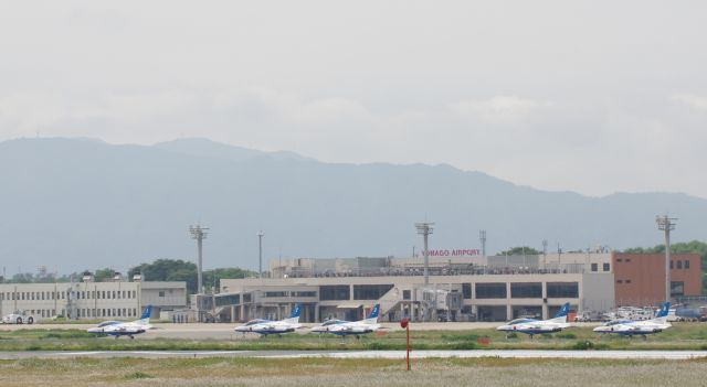 KAWASAKI T-4 (46-5729) - 2014 Miho base aviation festival rehearsal Blue Impulse