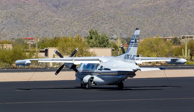 Mitsubishi MU-2 (N762JC) - Spotted at 18AZ on December 26, 2020br /Spotting location: by the gate to the right of the main terminal building. br /br /Looking for a Realtor in the PHX area? Call Jake Youngs with Realty Executives at 602.628.3487 to find out how I can help you!