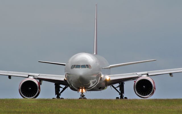 Boeing 777 (N918AX) - omni 777-200 n918ax dep shannon 25/5/14.