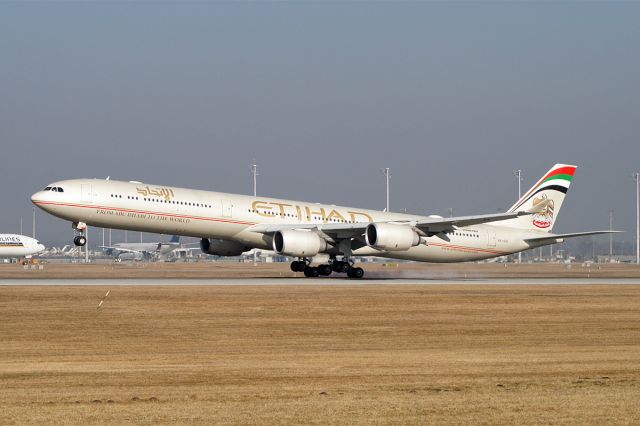 Airbus A340-600 (A6-EHI) - AIRBUS A340-642X, Etihad Airways, EDDM München Franz Josef Strauss