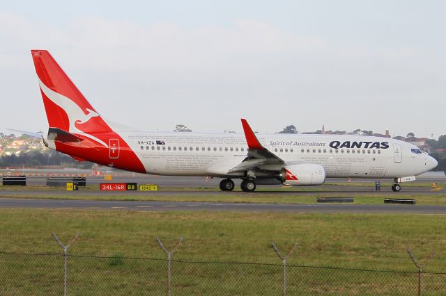 Boeing 737-800 (VH-XZA)