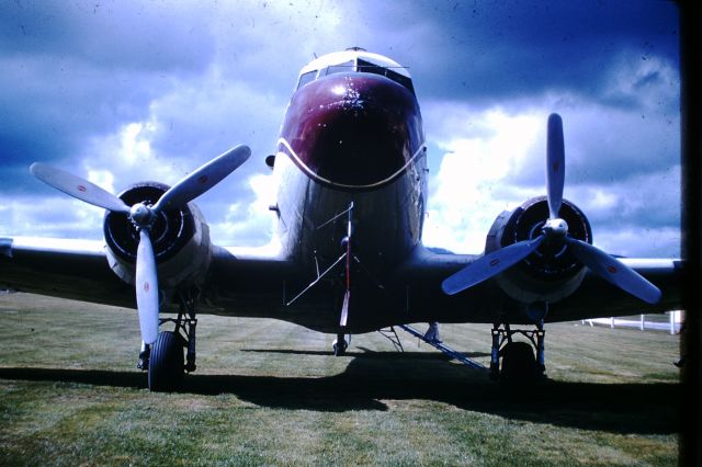 Douglas DC-3 (N9032H) - Nose view of N9032H, circa 1960