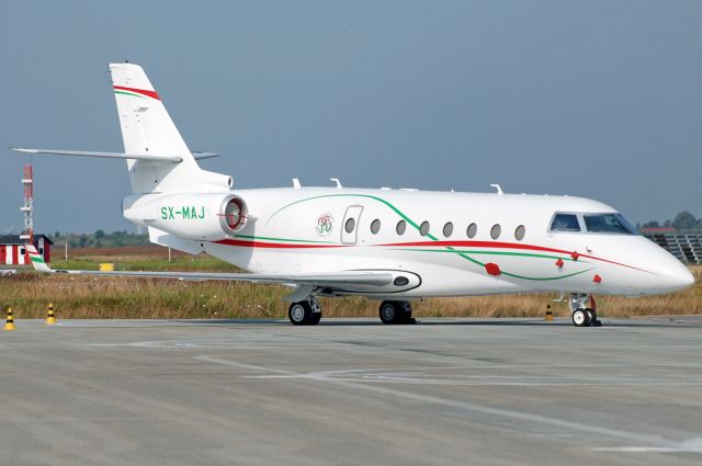 IAI Gulfstream G200 (SX-MAJ) - Parked in the south