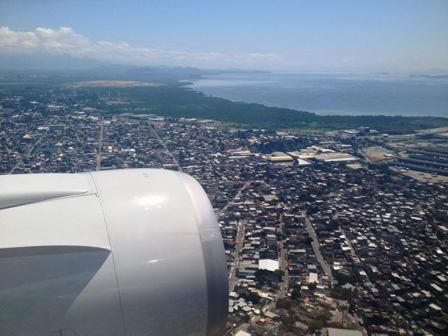 BOEING 767-400 — - Approaching Galeao Airport in Rio de Janeiro, Brazil