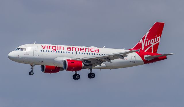 Airbus A320 (N524VA) - VRD784 (dark horse) arrives from Seattle-Tacoma