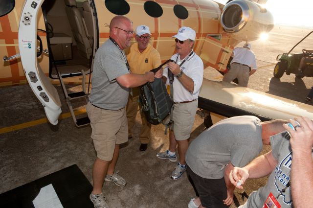 CSOA — - Cessna Special Olympics Airlift 2010 - http://flightaware.com/airlift/ - Airlift and Athletes arriving in Lincoln, Nebrasks on July 17, 2010.  Photos Courtesy Cessna Aircraft Company