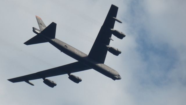 Boeing B-52 Stratofortress (60-0007) - Shown here is a Boeing B-52 Stratofortress long range strategic bomber in the vicinity of Philadelphia Pa. on the 4th of July 2020.